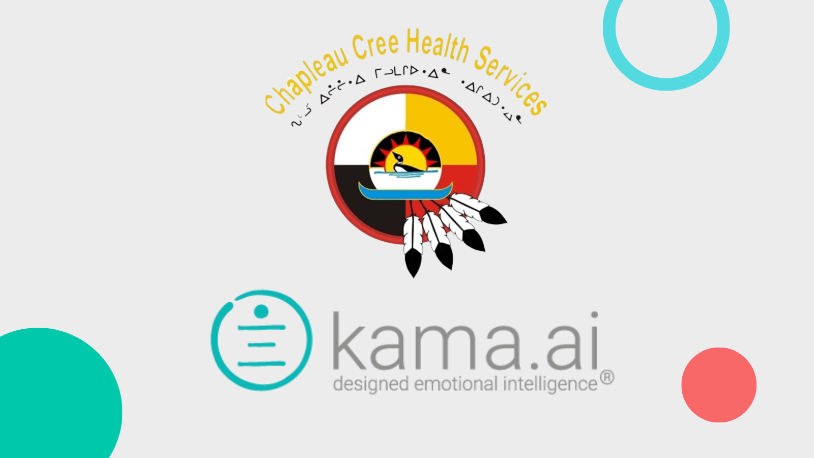 Indigenous business kama.ai conducts study with Chapleau Cree Health Society. Illustrated by Medicine Wheel.