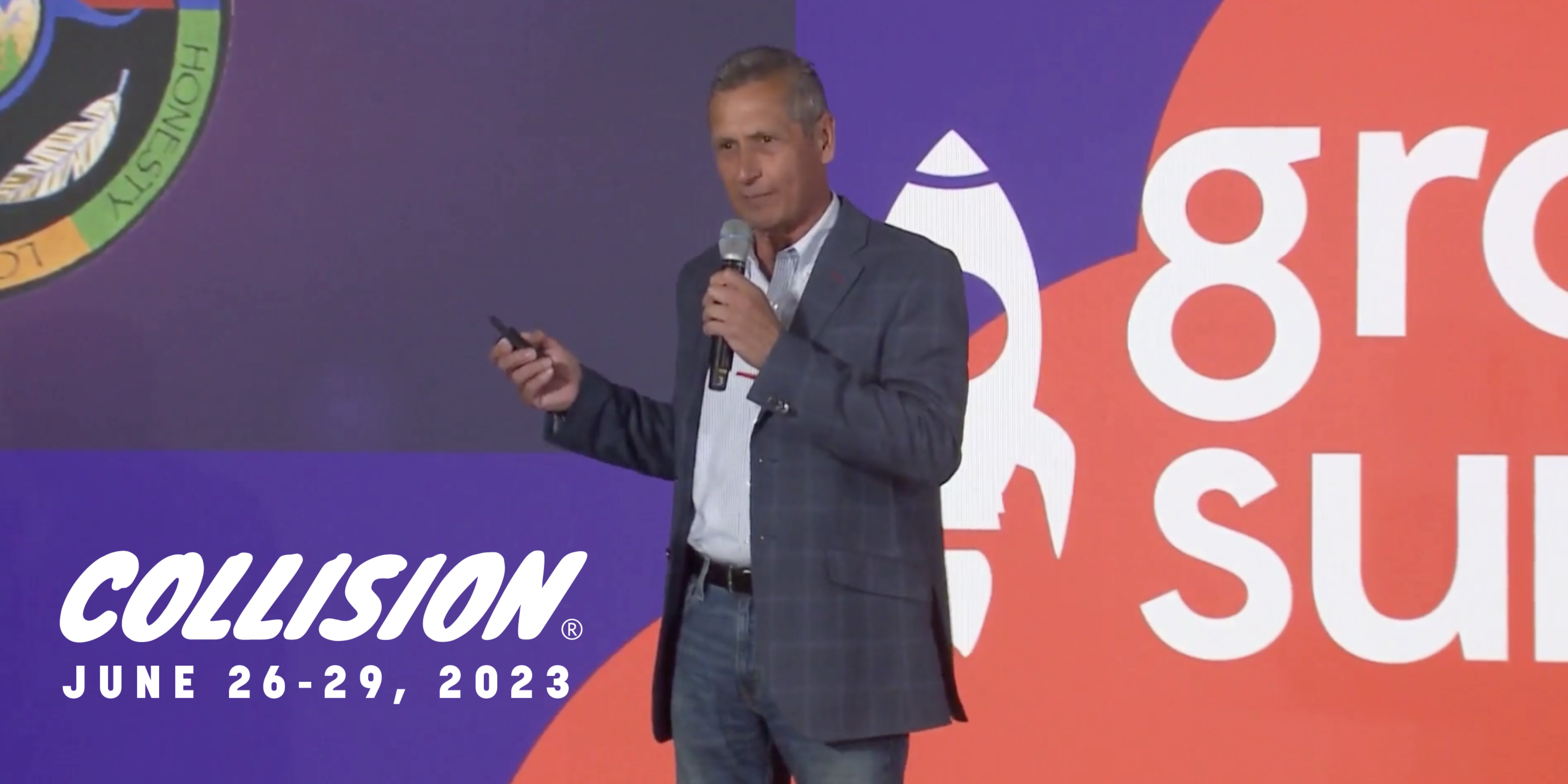 kama.ai CEO Brian Ritchie speaks at the Collision Conference Growth Summit.